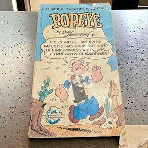 Thimble Theatre Popeye Grosset & Dunlap Tempo Books Comic Bud Sagendorf 1979